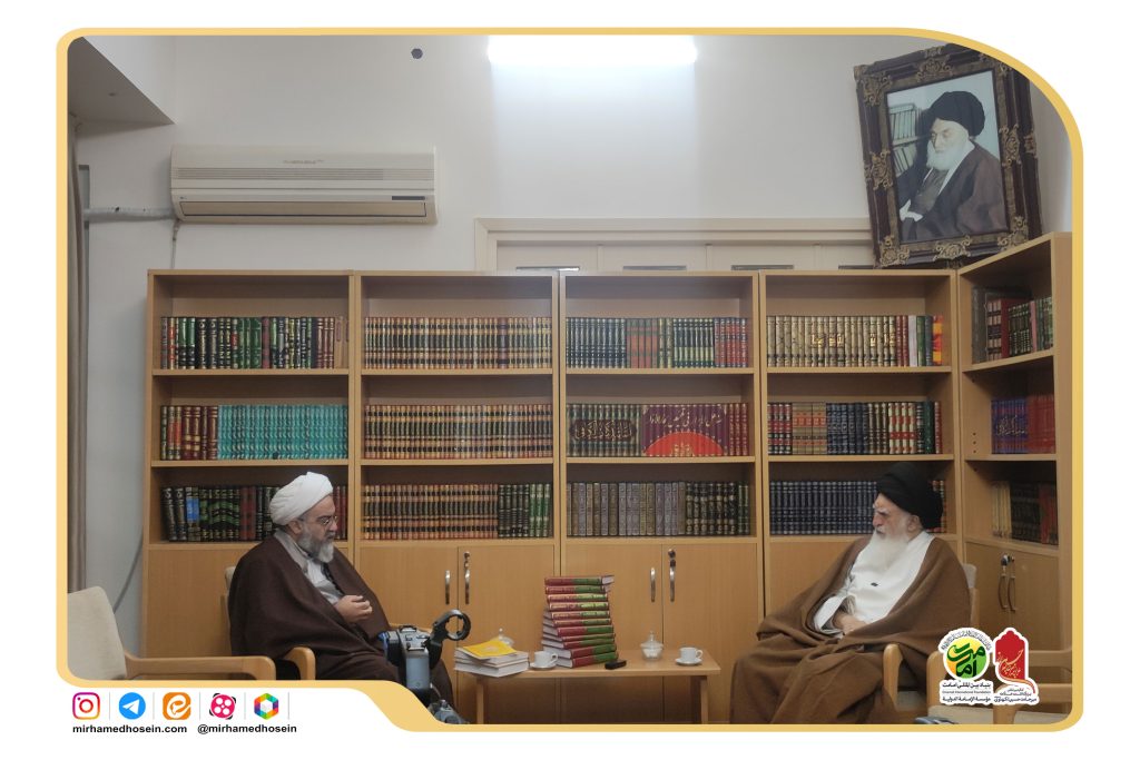 دیدار اعضای کنگره بین‌المللی بزرگداشت علامه میرحامد حسین لکهنوی(ره)، با آیت‌الله علوی بروجردی